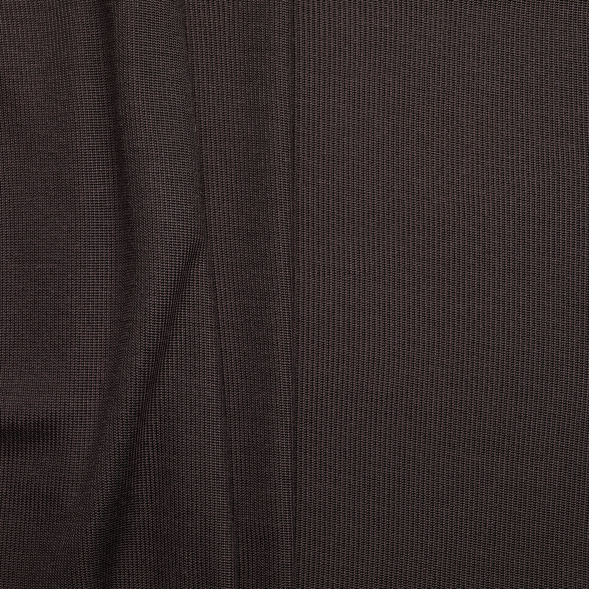 Cotton Viscose Fine Rib - Raisin