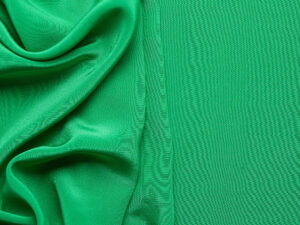 100% Silk Crepe de Chine - Shamrock Green