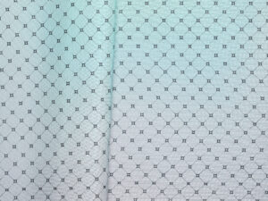 100% Silk Multi Stars - Washed Blue