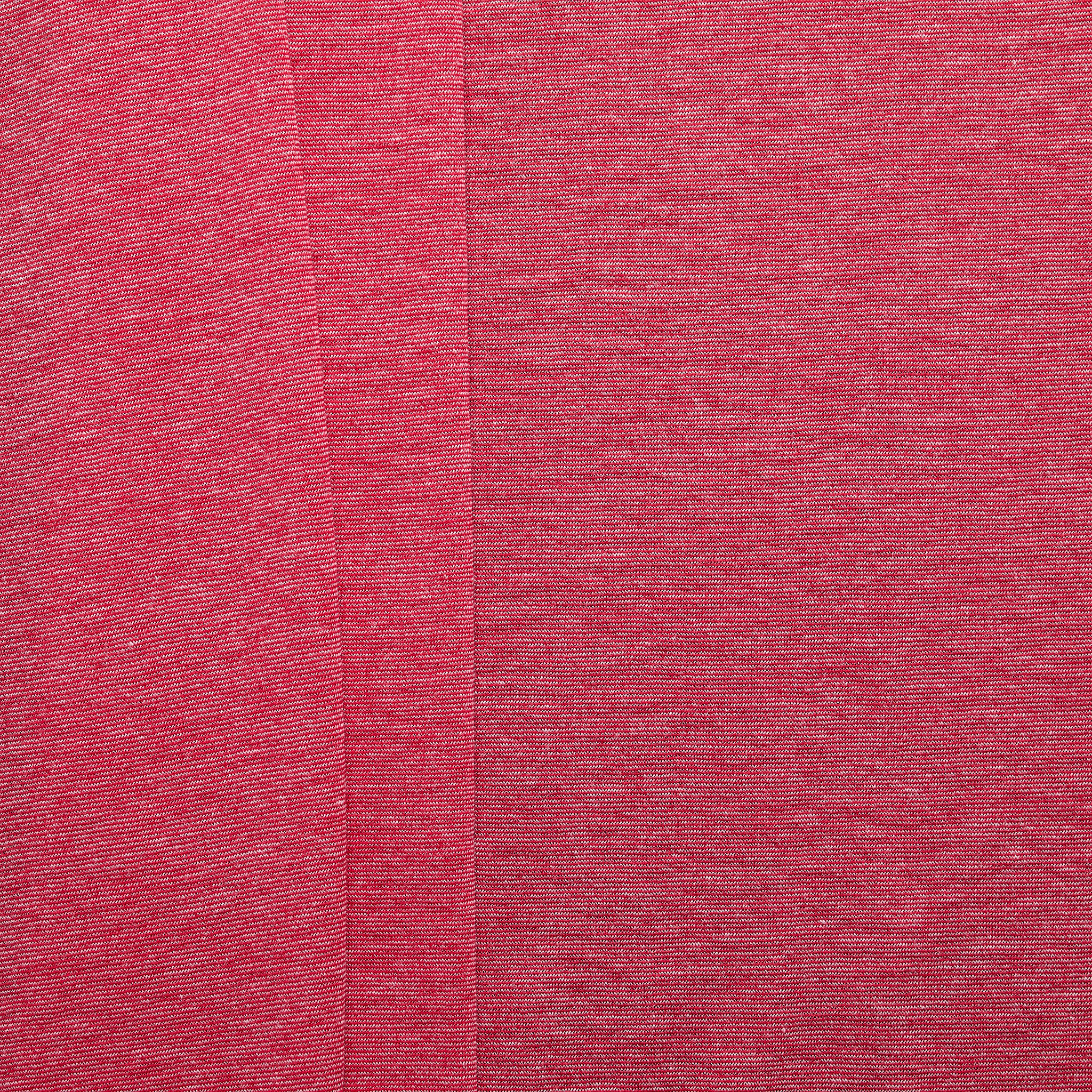 Cotton Polyamide Pinstripe Jersey - Red