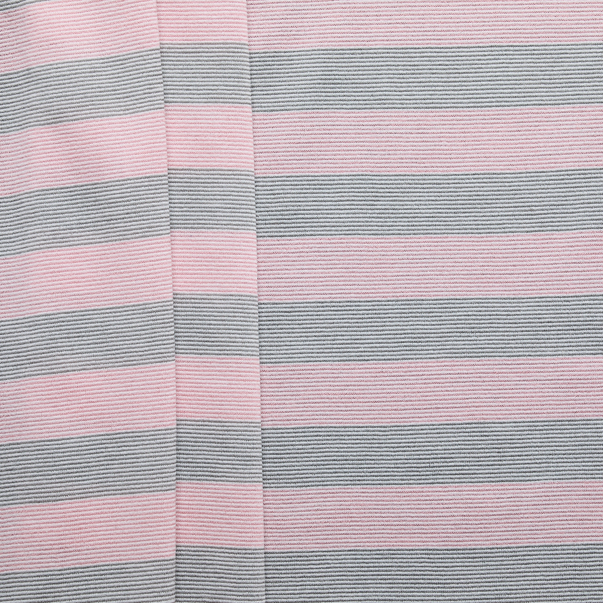 Stripe Jersey Wool Polyamide - Pink/ Grey