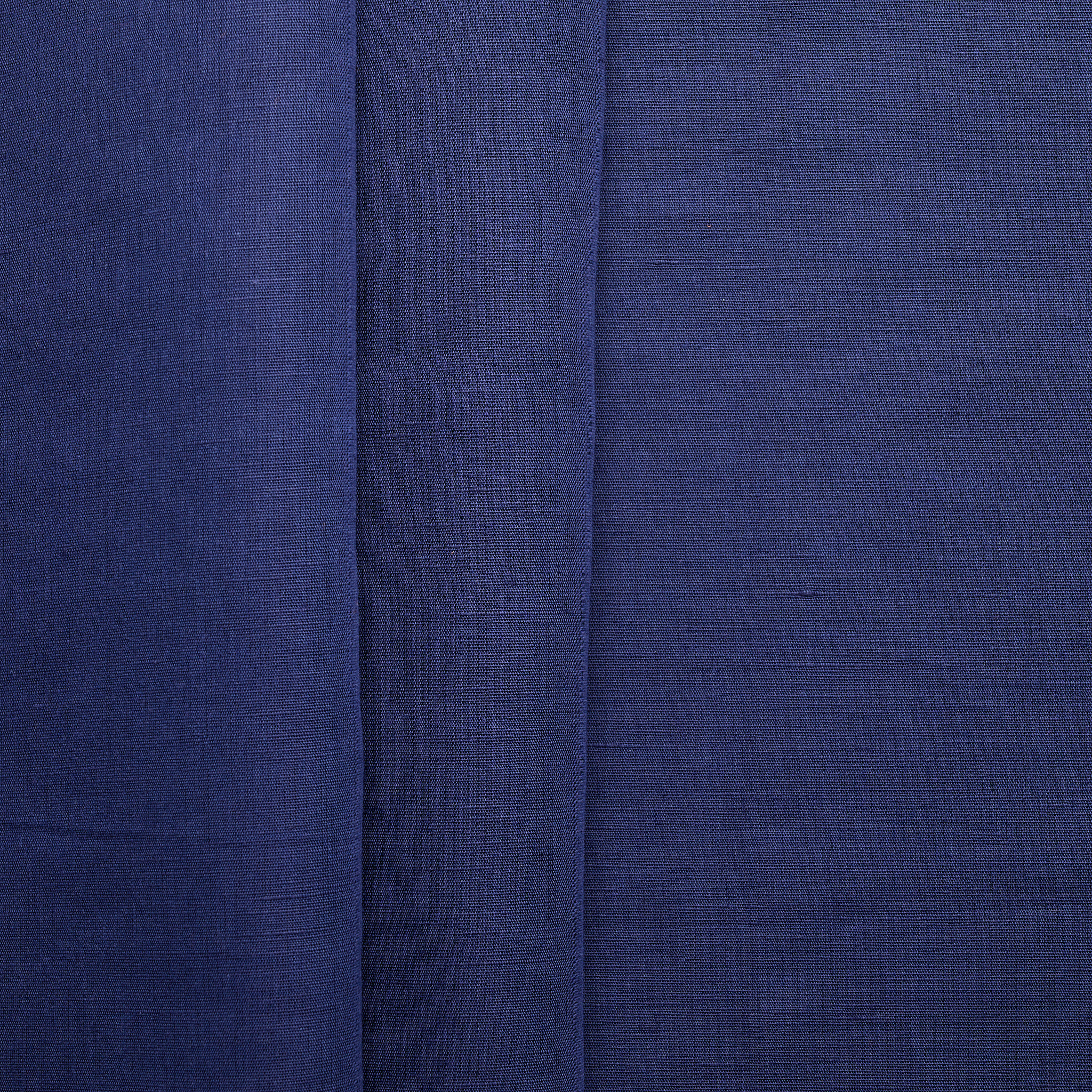 Cotton Linen Plain Weave - Navy Blue