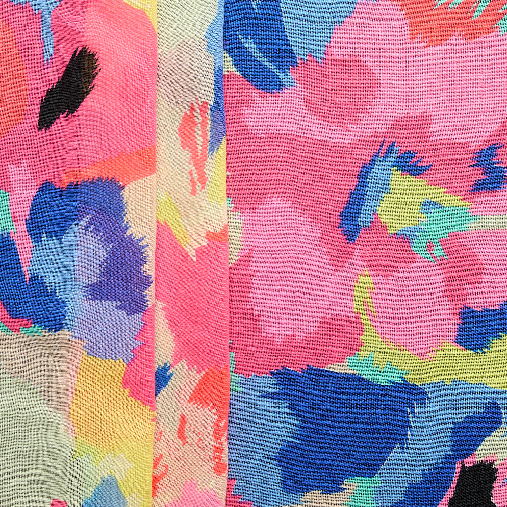 Kaleidoscope Floral Voile - Multicolour