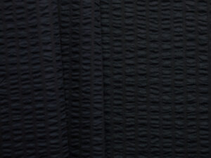 100% Textured Cotton - Black