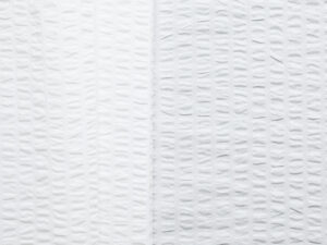 100% Textured Cotton - White