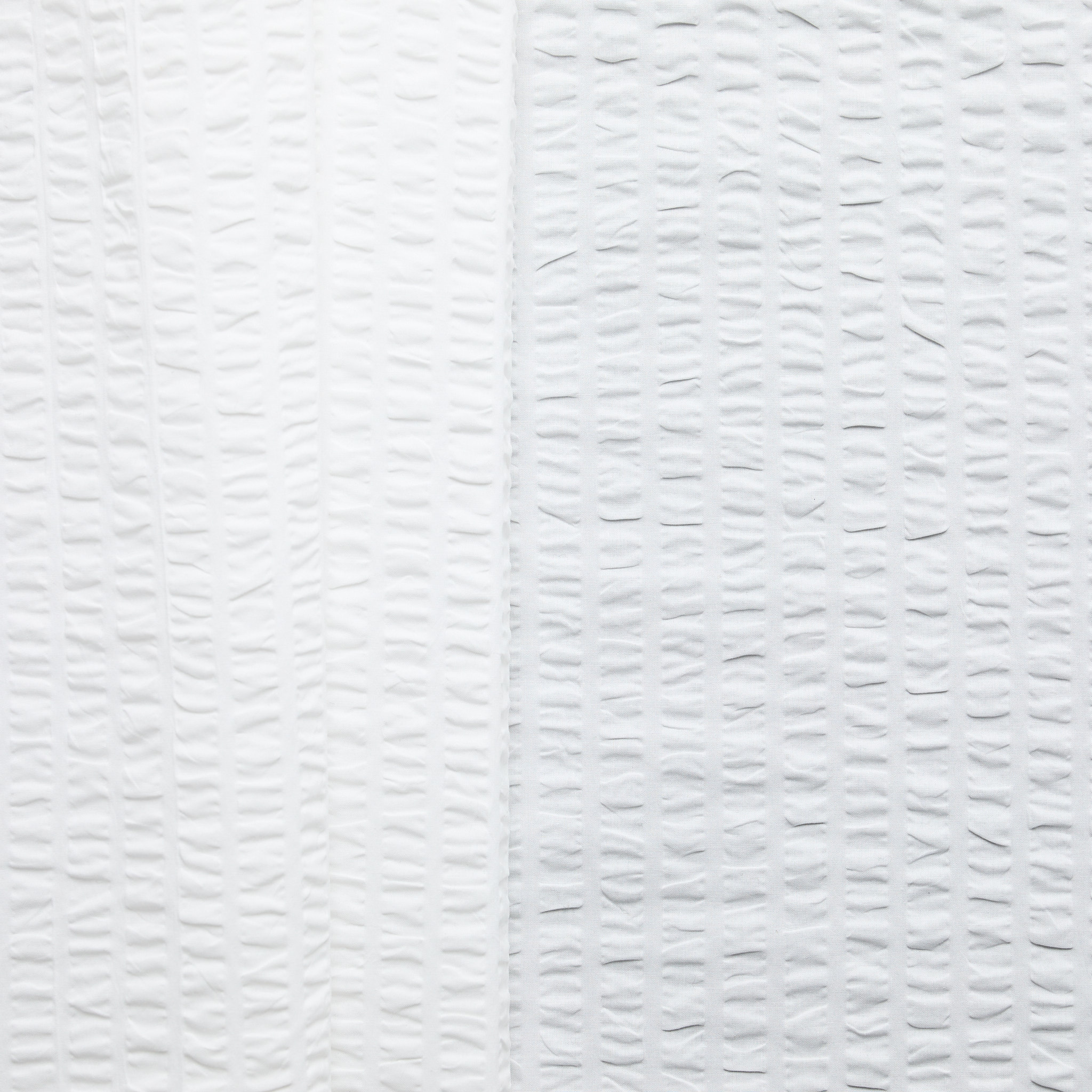 100% Textured Cotton - White