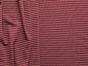 1x1 Stripe Rib - Raspberry/ Avocado