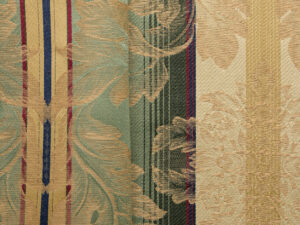 Jacquard Woven Damask - Sage & Taupe