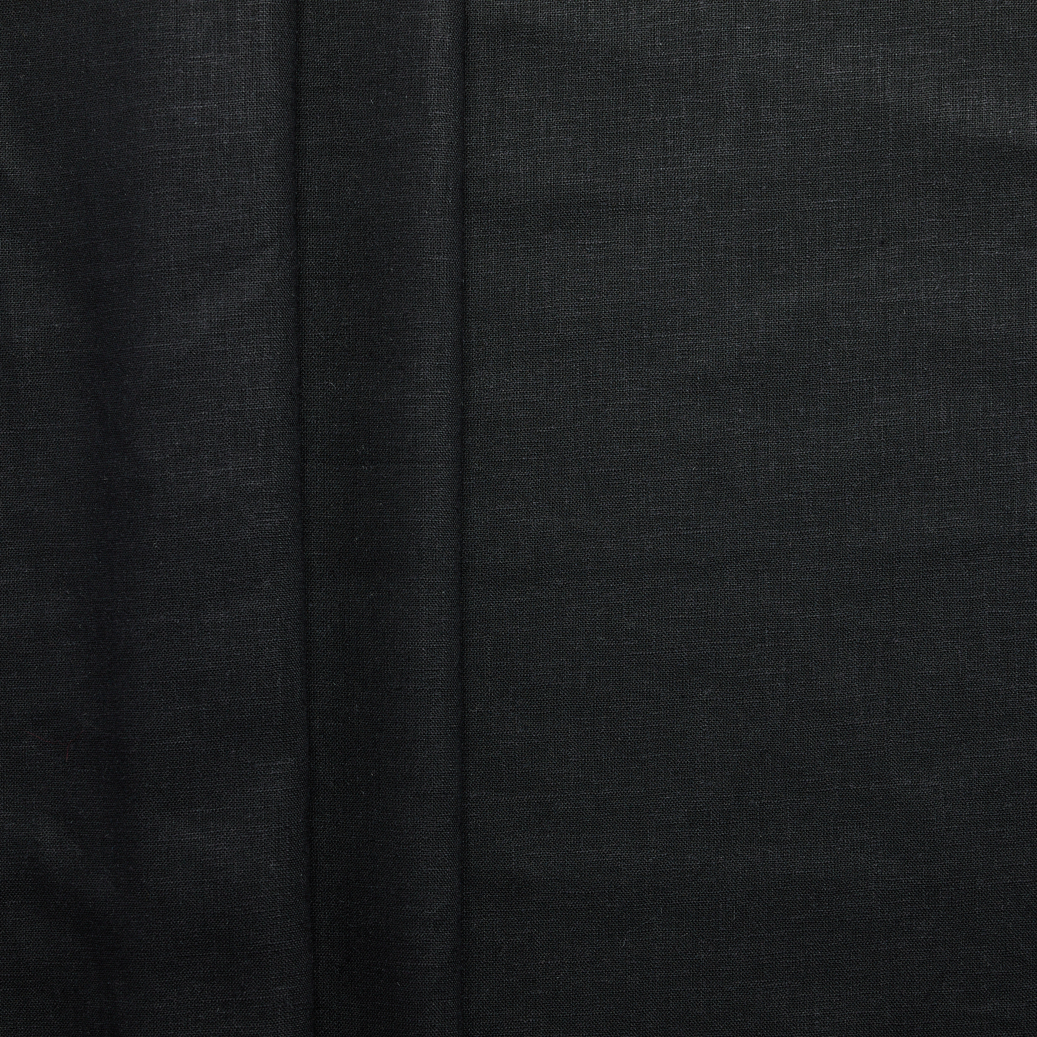 Linen Viscose Piece Dyed - Black
