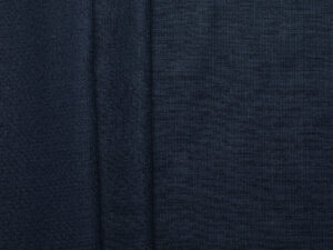 Linen Stretch Blend Dobby - Navy