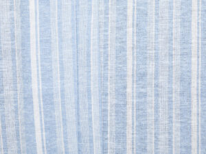 Linen Viscose Stripe - Blue