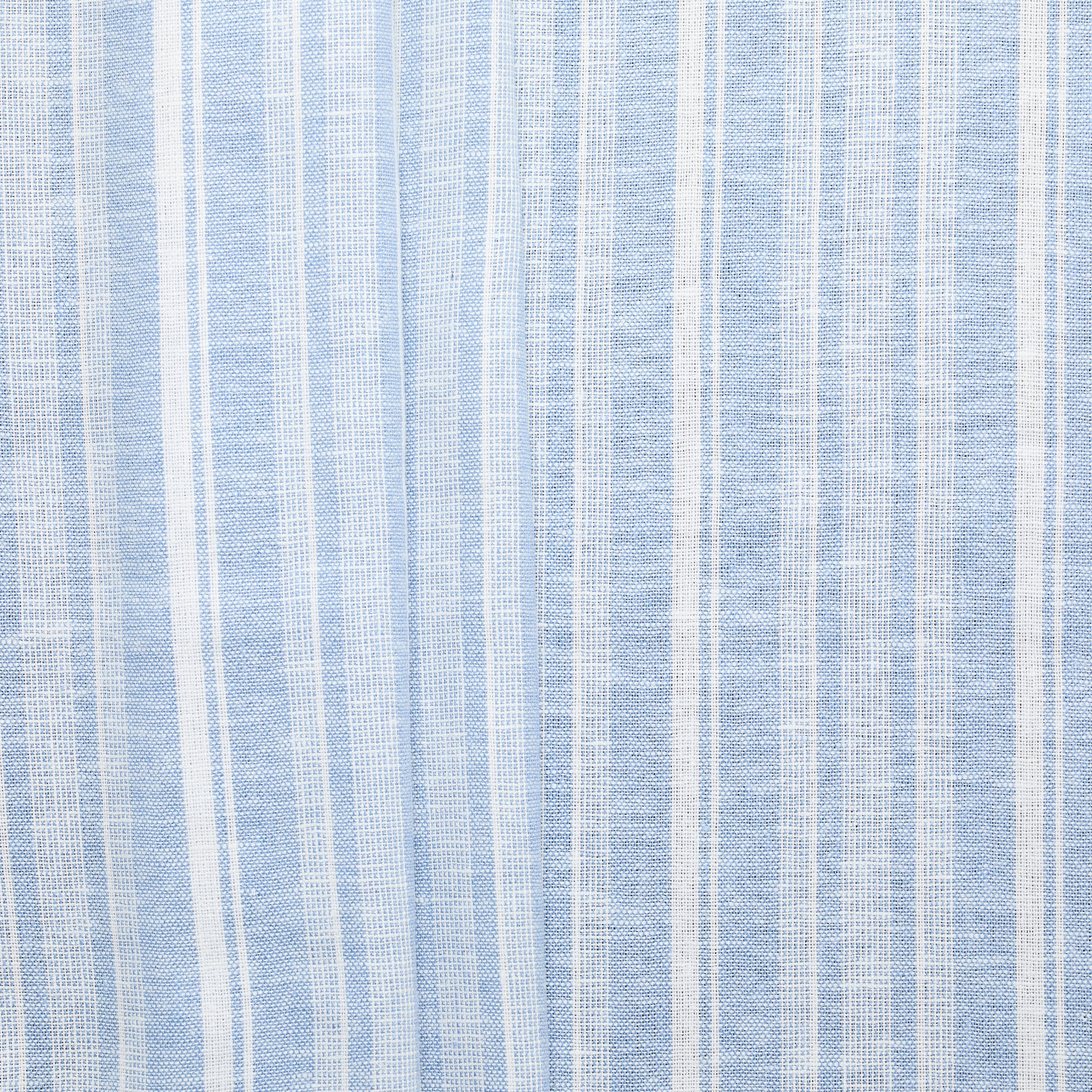 Linen Viscose Stripe - Blue