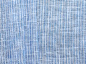 Linen Viscose Stripe Slub - Blue