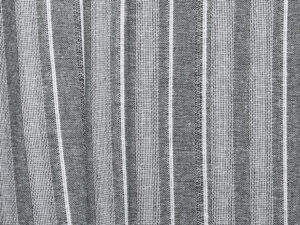 Designed Loose Weaving Stripe - White/ Black