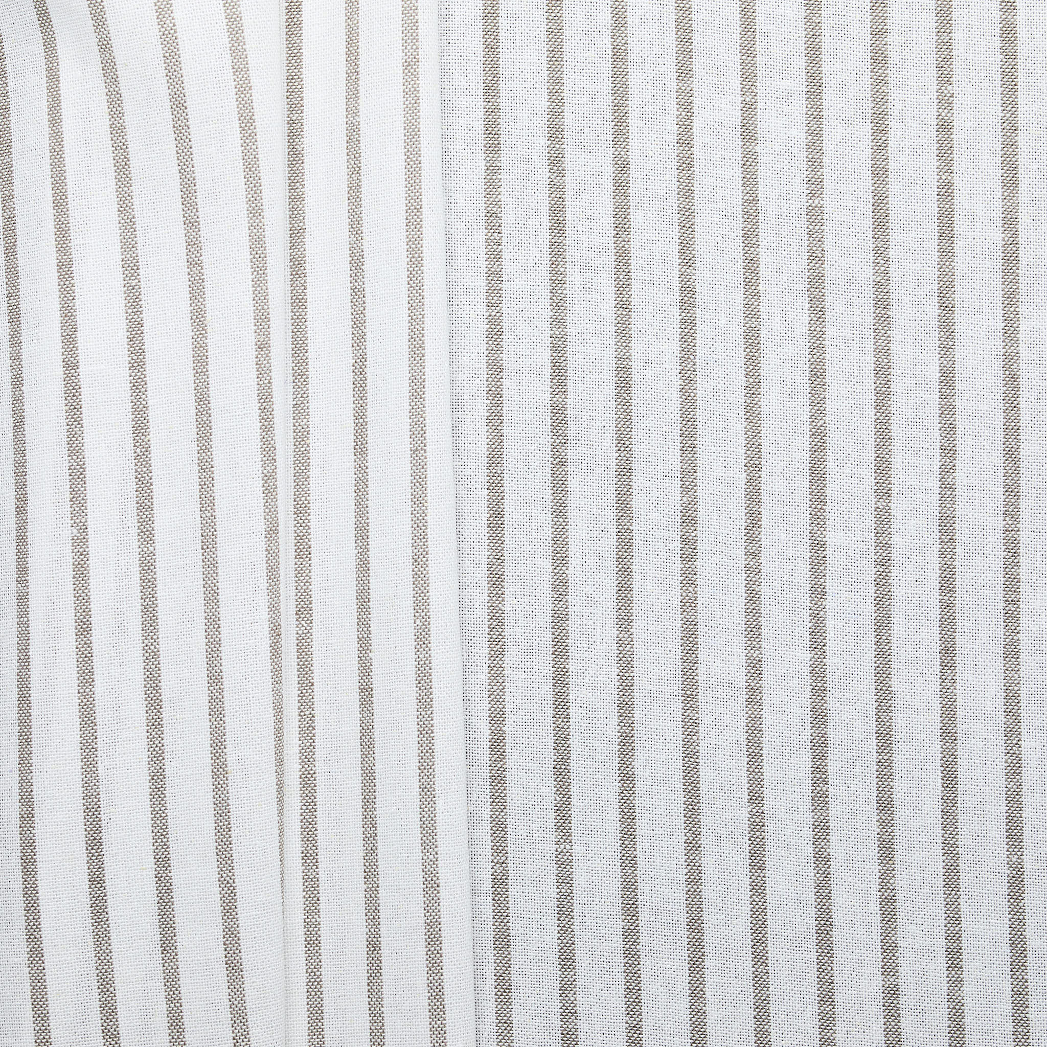 Viscose Linen Stripe - Brown