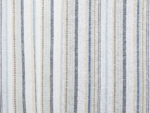 Viscose Linen Stripe - Blue