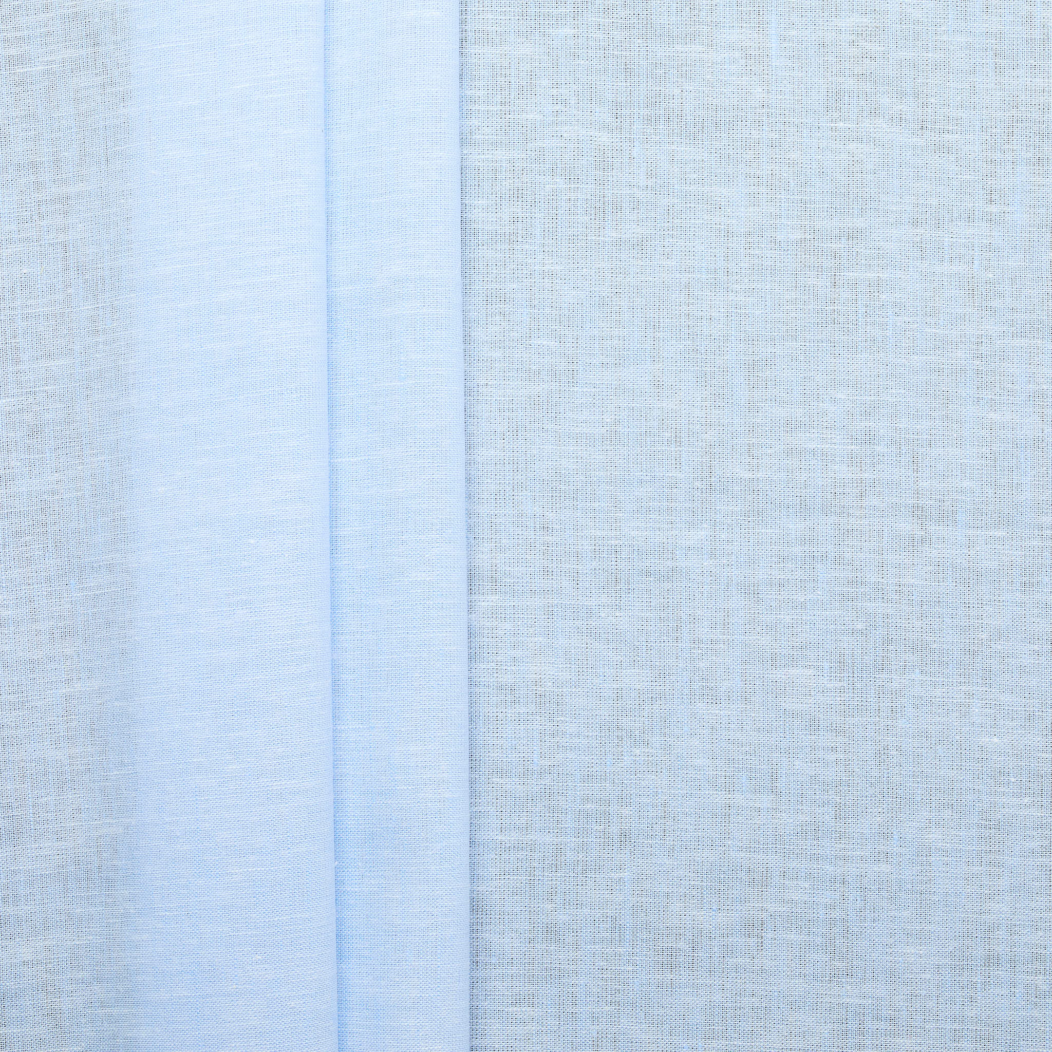 Linen Cotton - Light blue Chambray