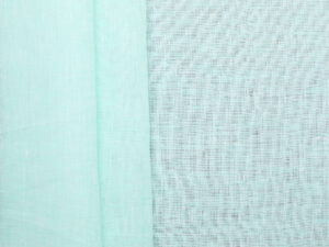 100% Linen Chambray - Green