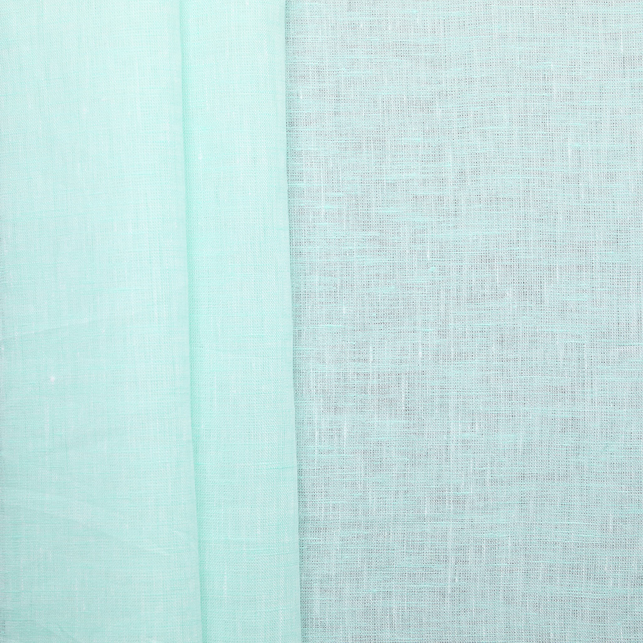 100% Linen Chambray - Green