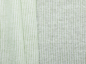 100% Linen Stripe - Green - Coming Soon