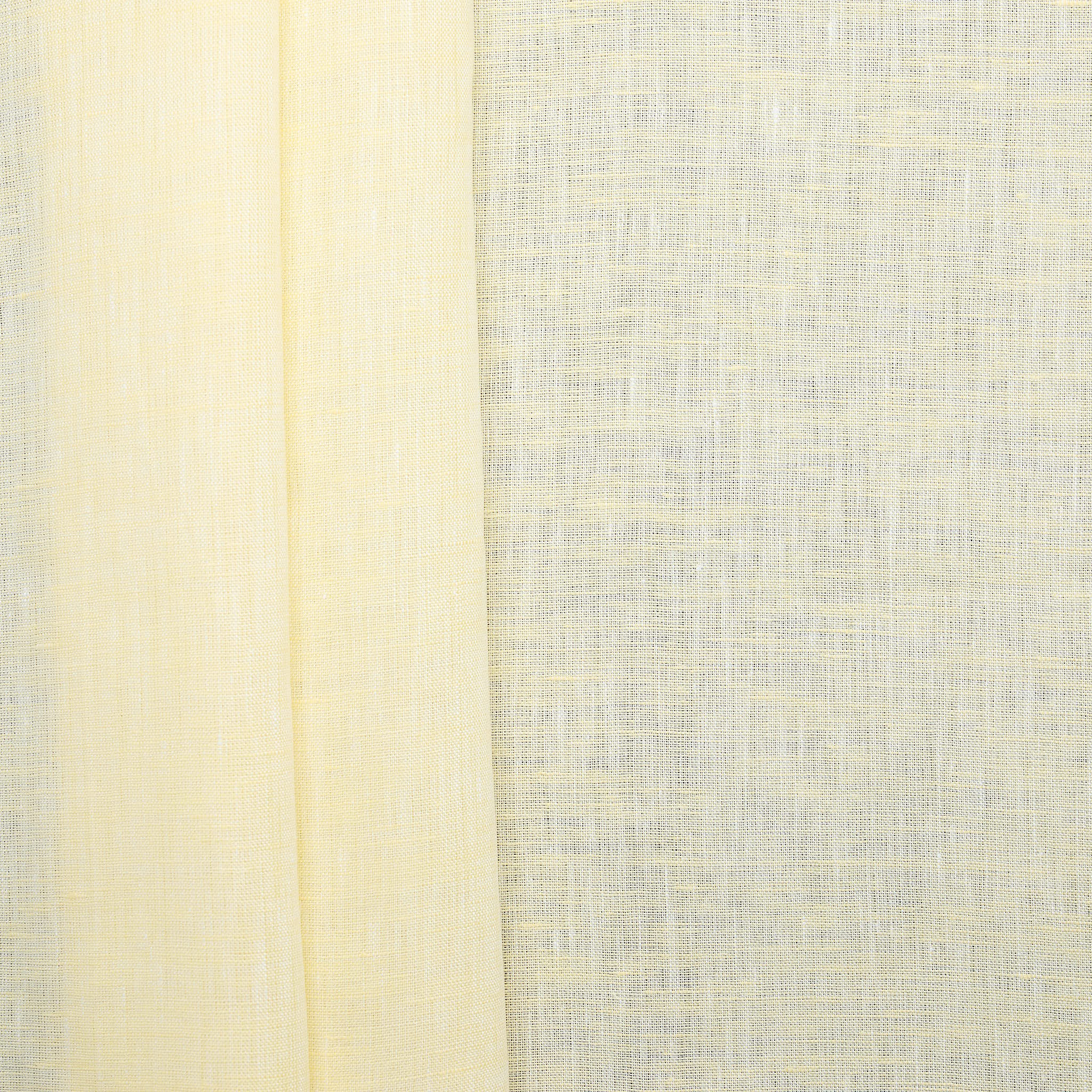 100% Linen - Yellow Chambray