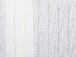 Linen Blend Pinstripe - Beige/ Golden