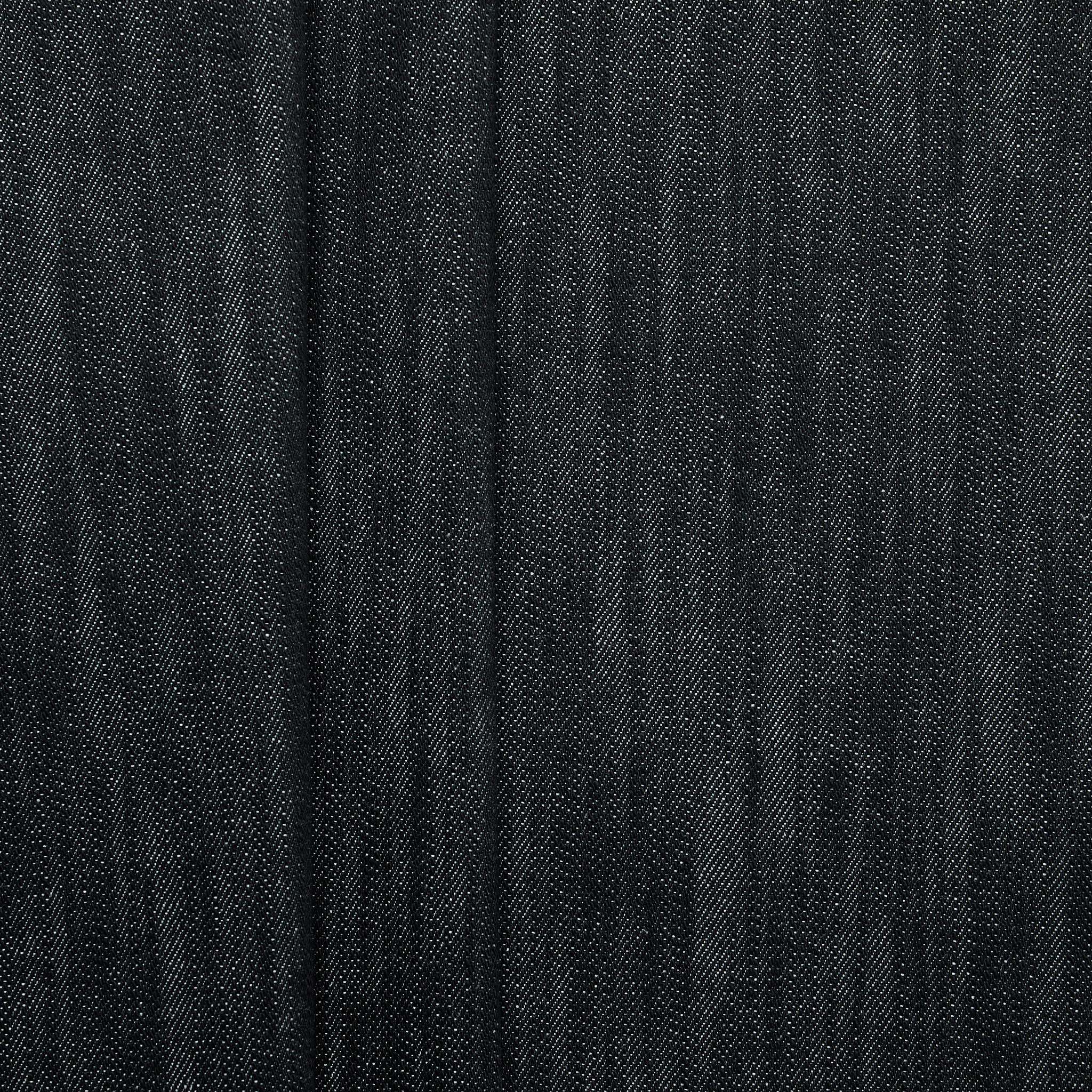Linen Cotton Denim Blend - Black
