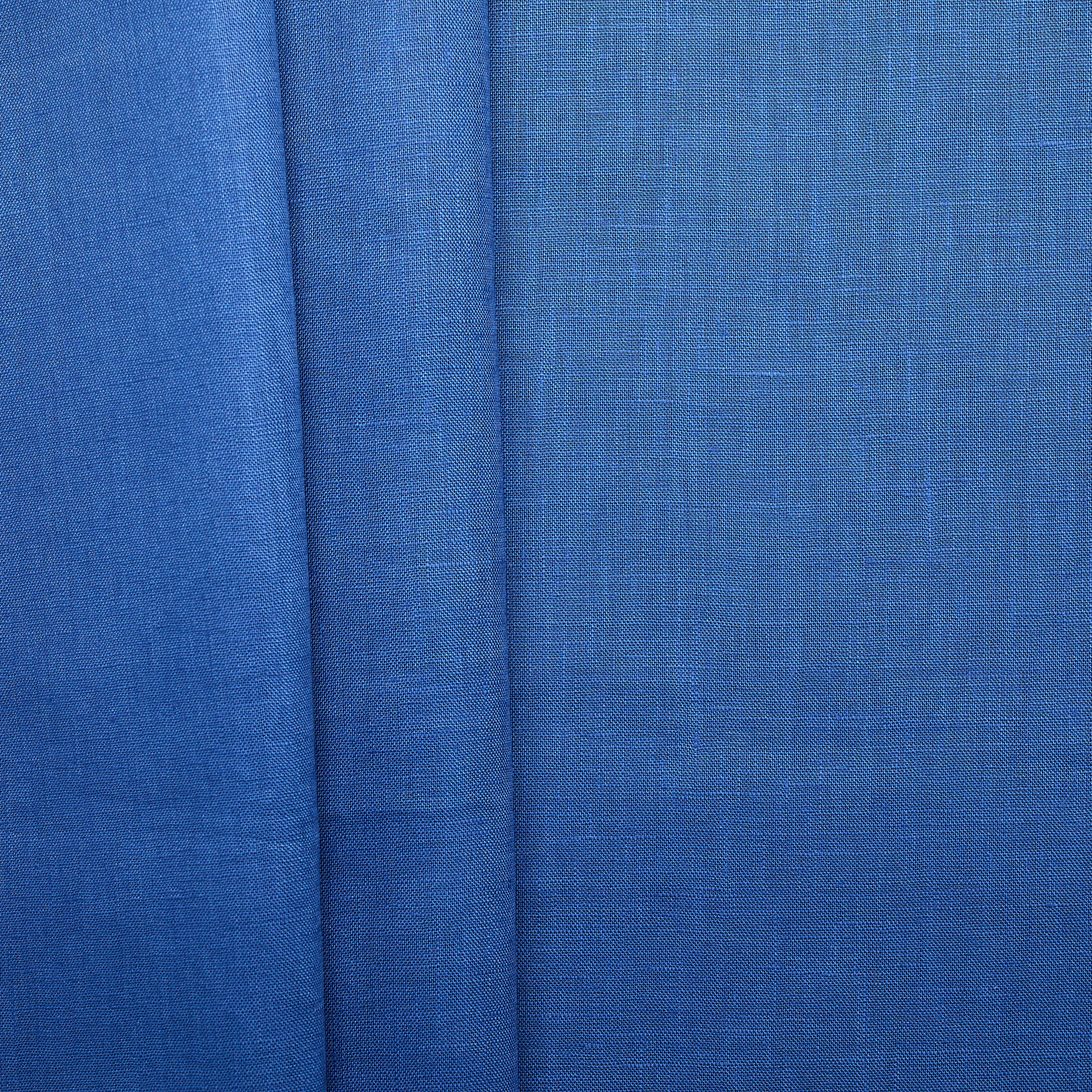 100% European Linen Piece Dyed - Blue 15