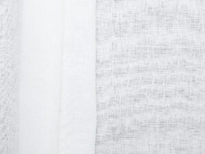 100% European Linen Piece Dyed - White