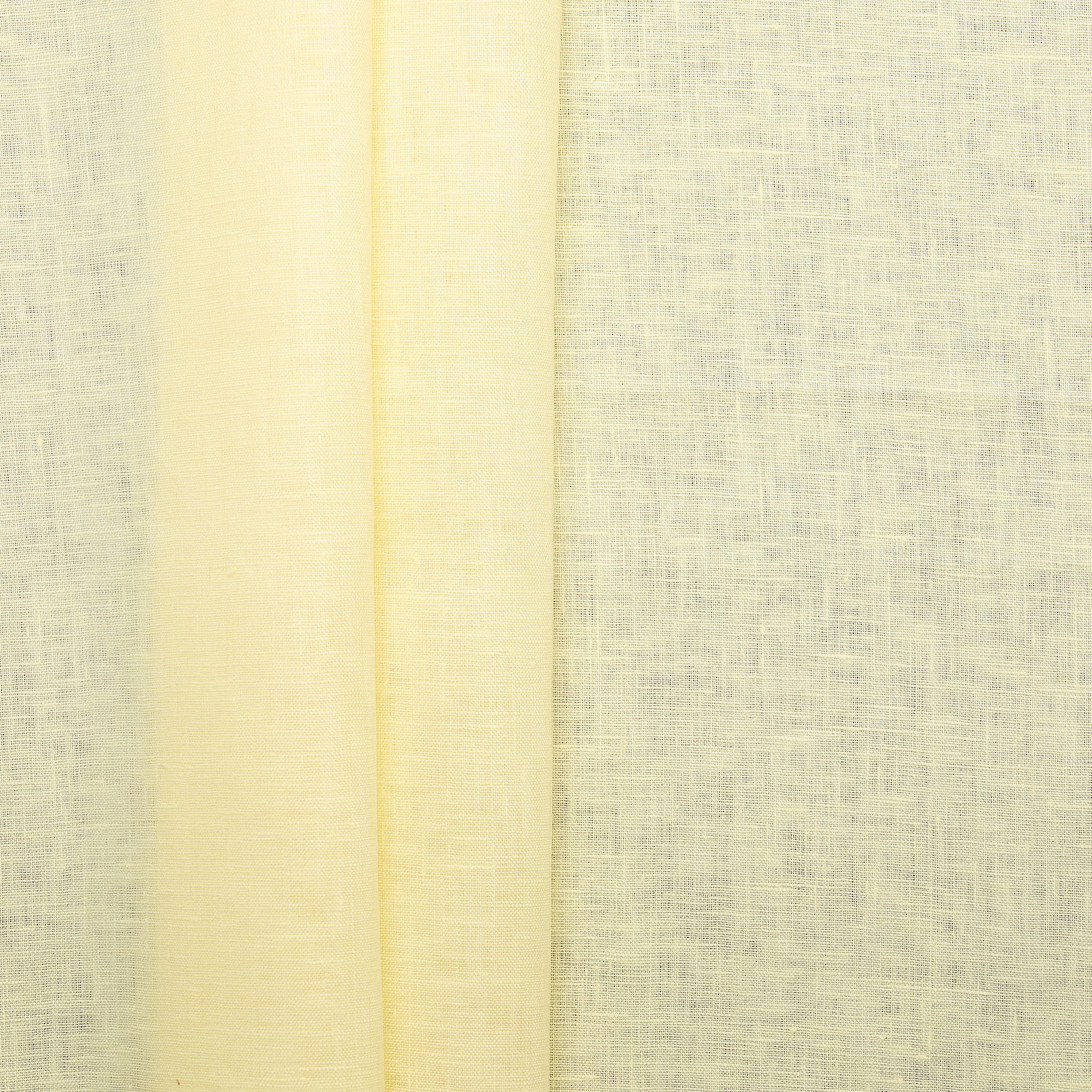 100% European Linen Piece Dyed - Butter Yellow 9