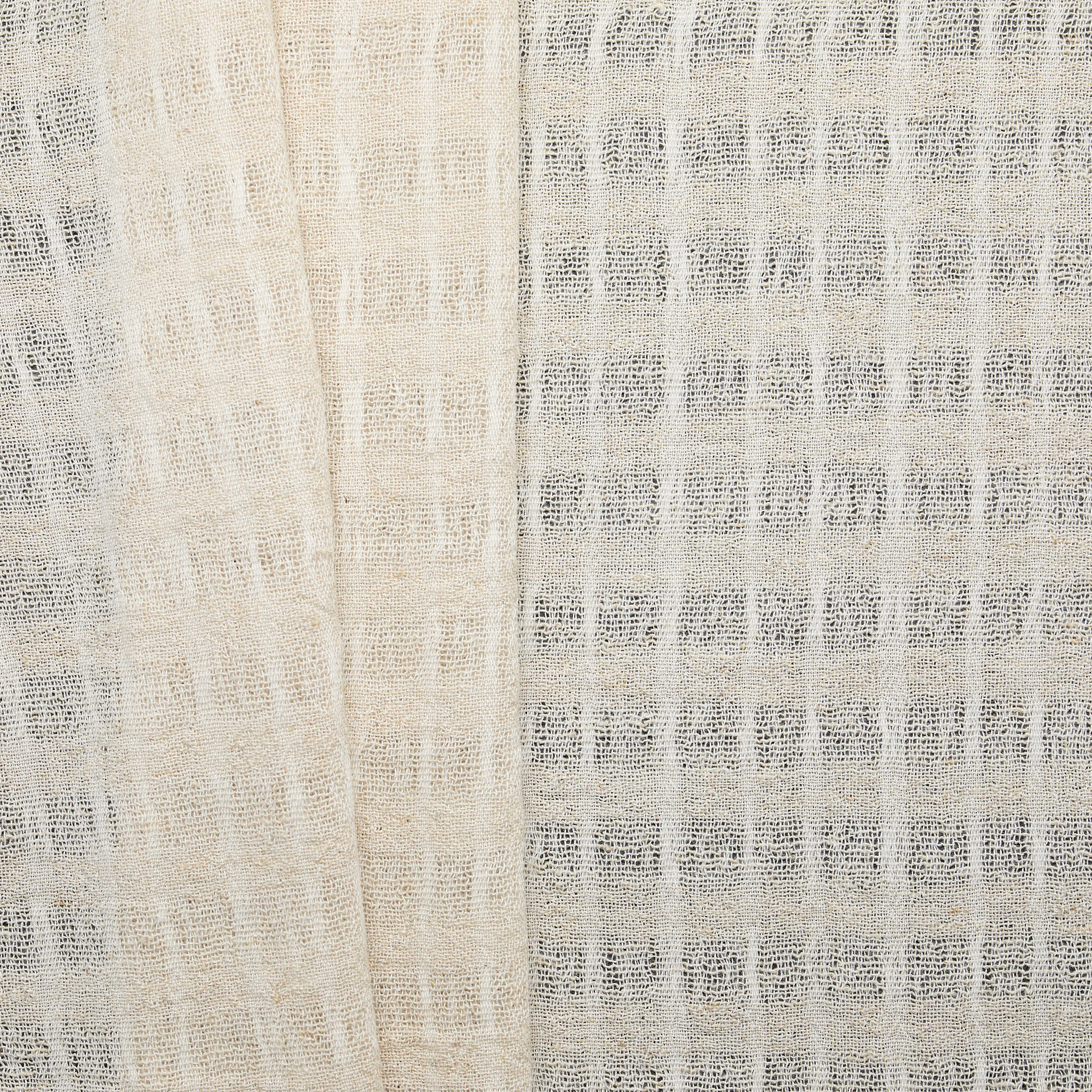 Linen Blend Mesh - Sand