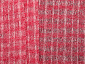 Linen Blend Mesh - Red