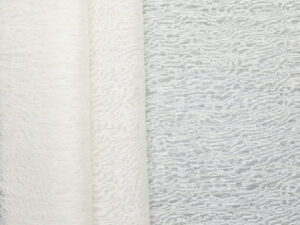 Linen Blend Jacquard - Soft White