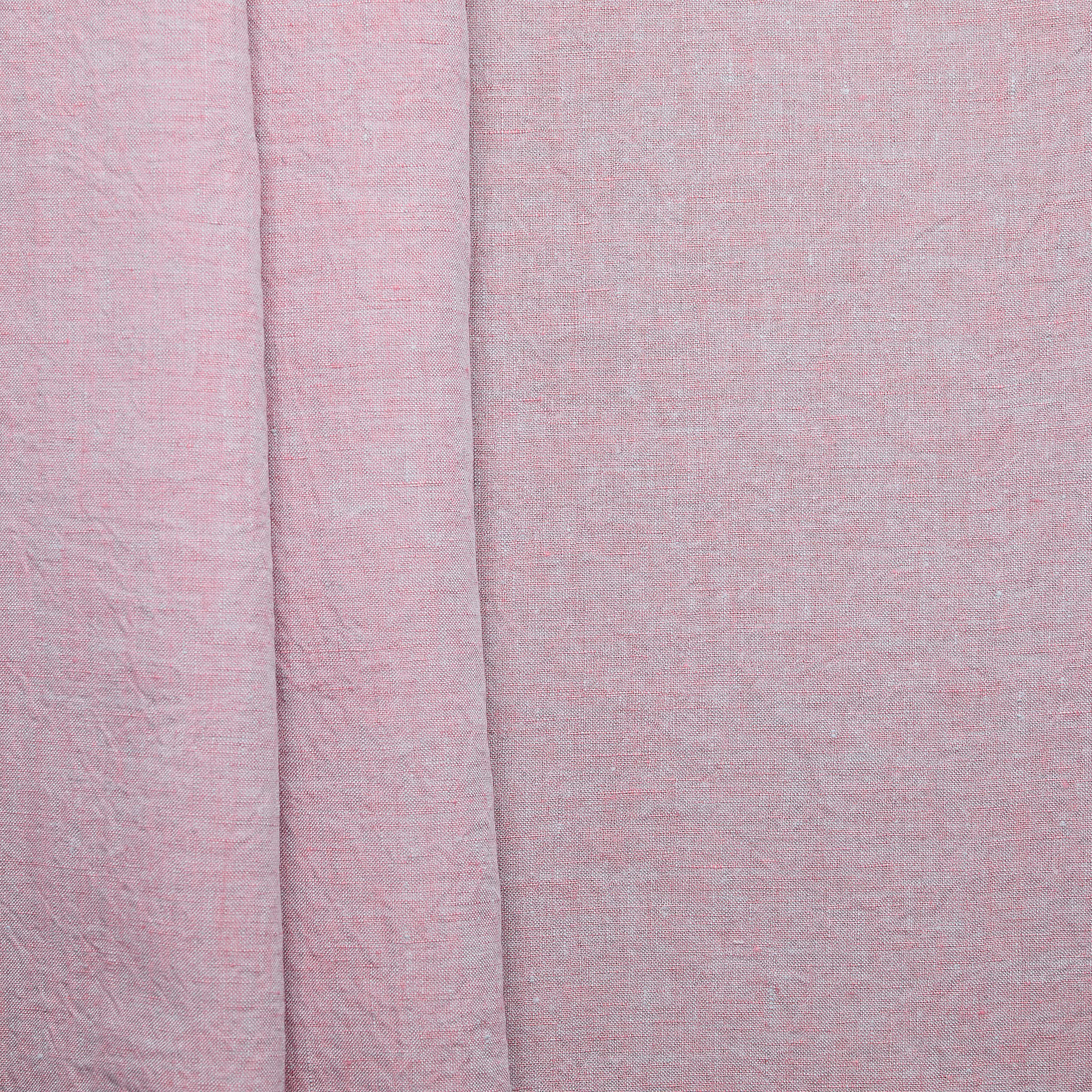 Sand Washed 100% Linen Shifting Yarn Dyed - Pink