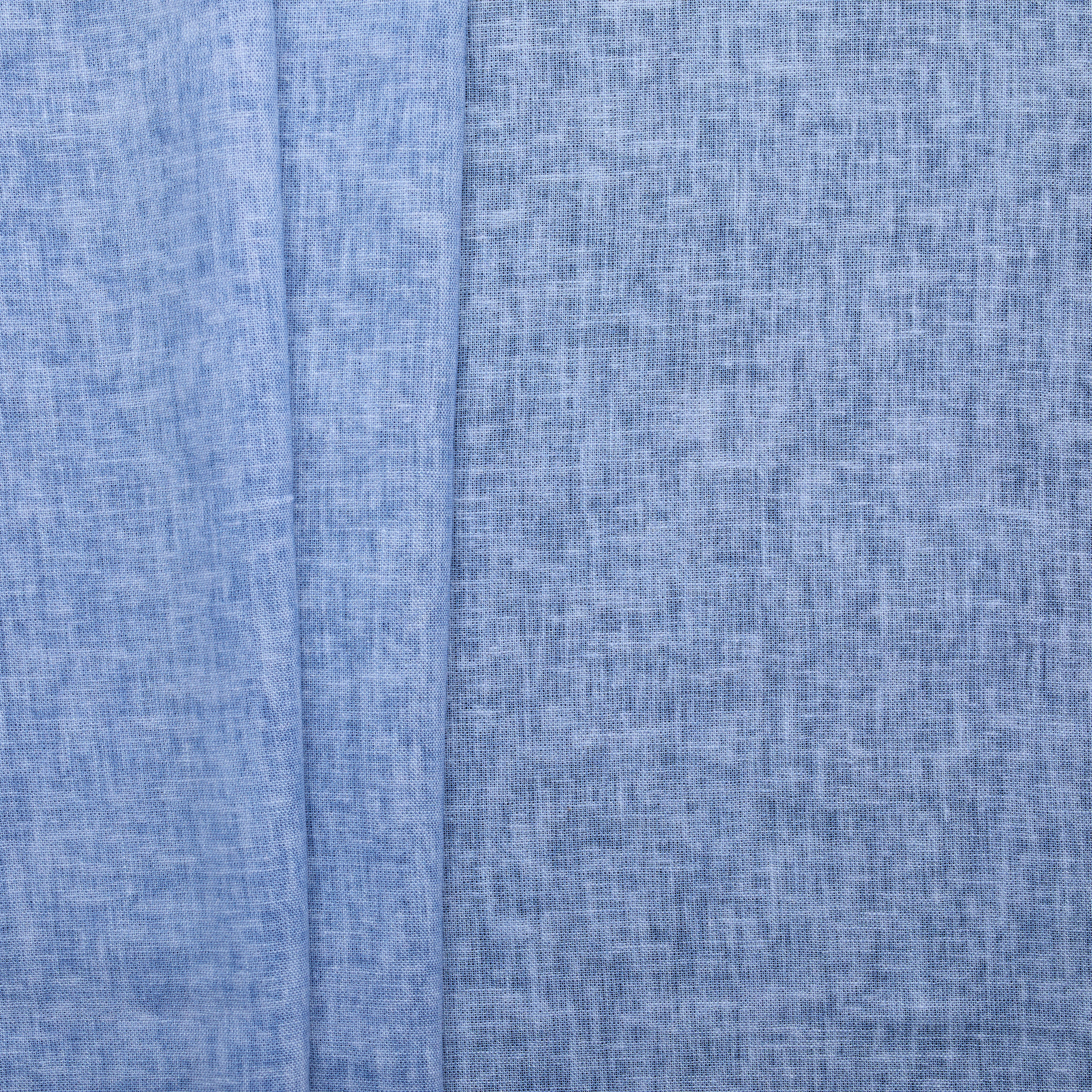 Linen Viscose Pigment Dyeing - Blue
