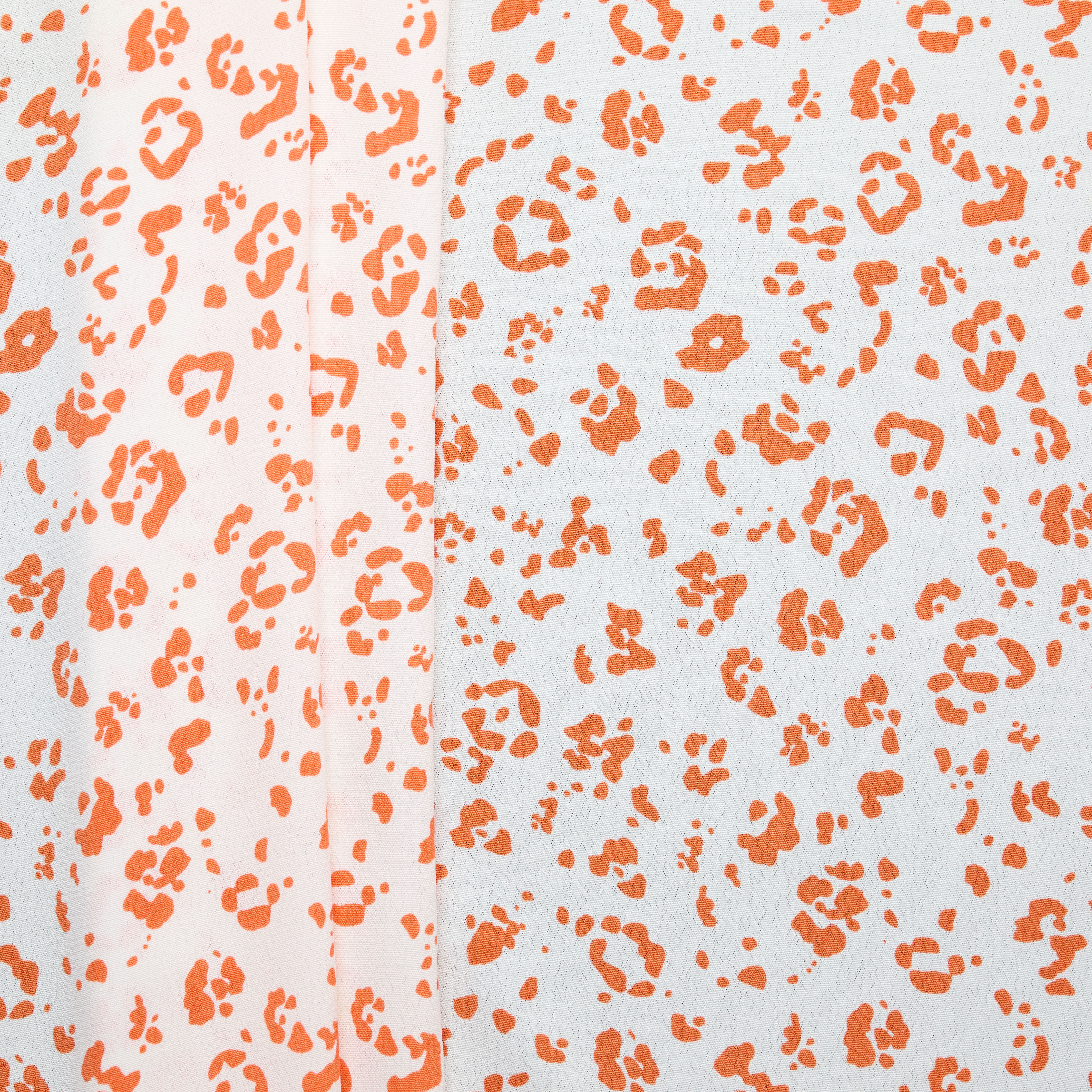 Dalmation Print Viscose Crepe - Orange