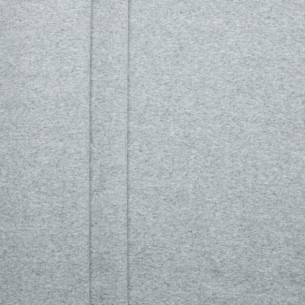 2x2 Rib Cotton Elastane - Grey - Circular Sourcing