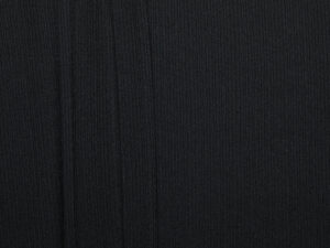 Fine Engineered Bright Viscose Poly Rib - Black