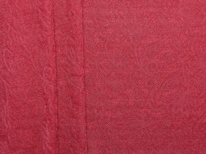 Viscose Floral Mesh Knit - Rose