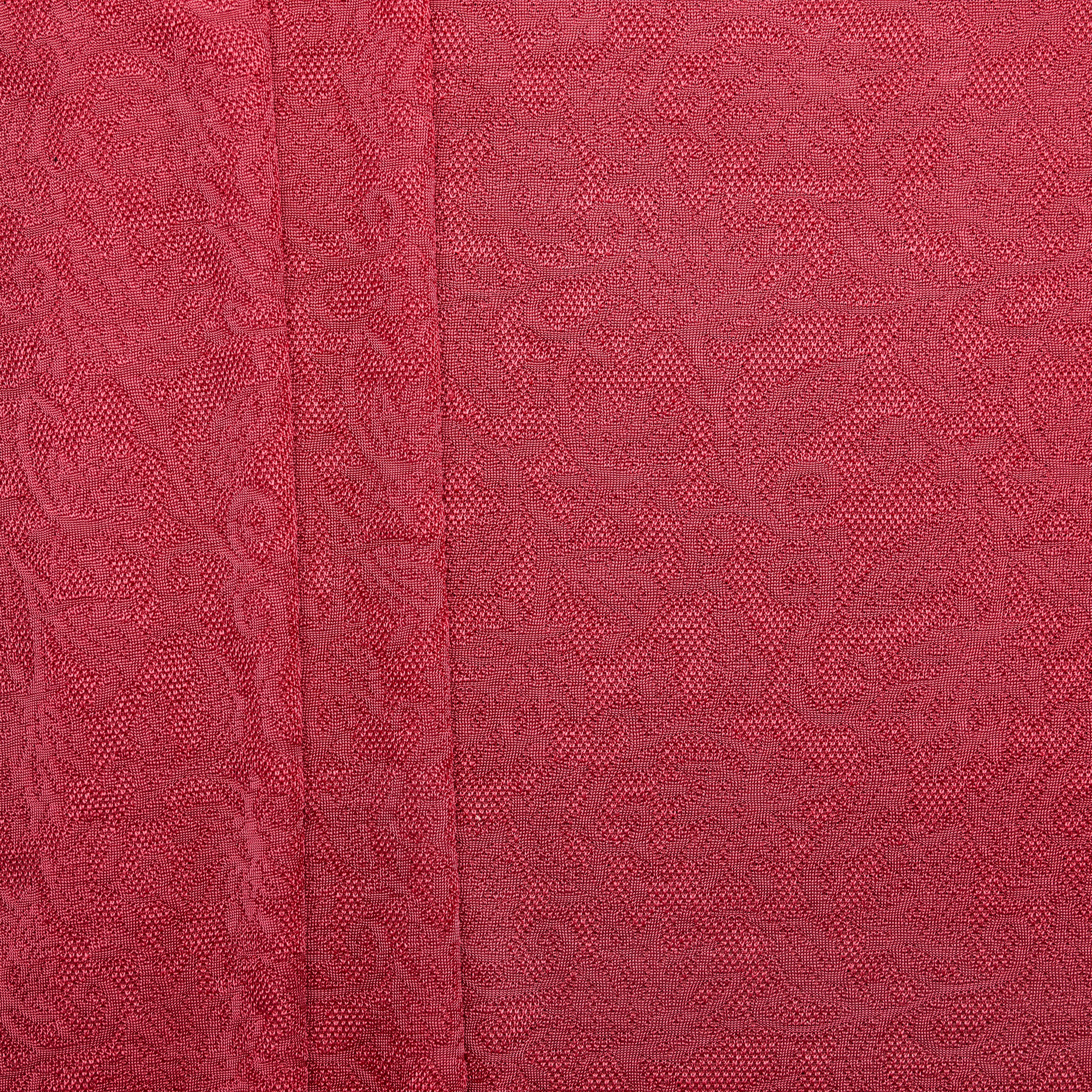 Viscose Floral Mesh Knit - Rose