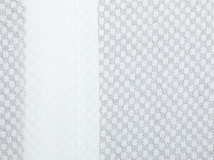 Cotton Pointelle Squares + Ovals - White