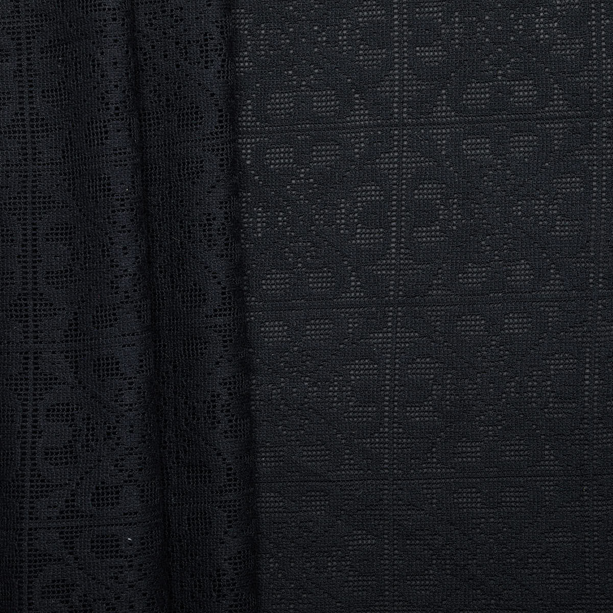 Clover Pattern Lace - Black