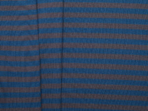 Striped Jersey Rib - Petrol