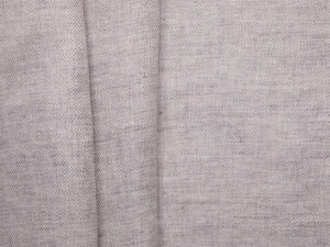 100% European Linen Yarn Dyed Twill - Purple