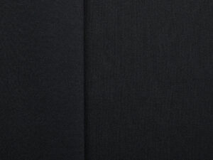 100% Organic Cotton French Terry Brushed - Black