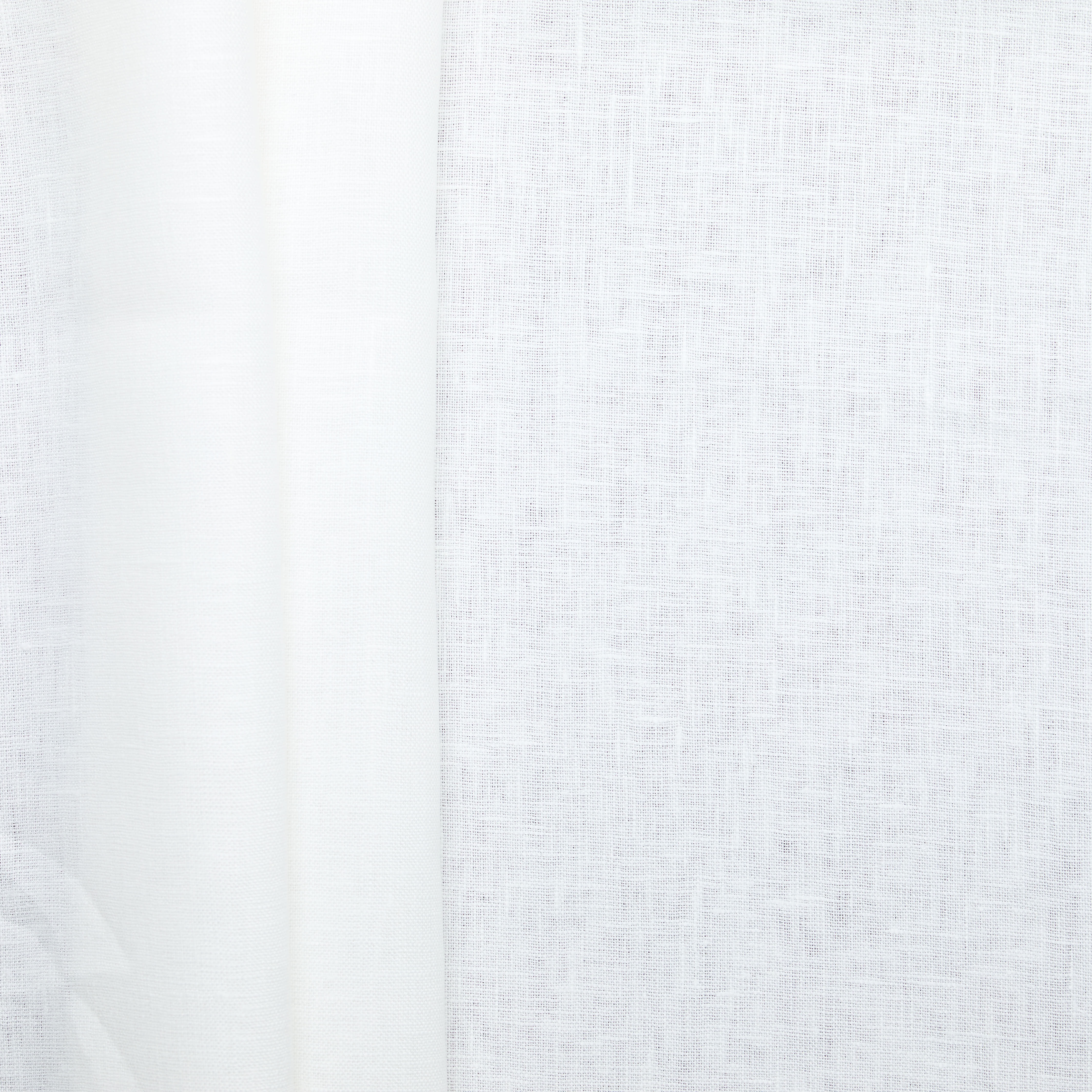 100% Linen - White