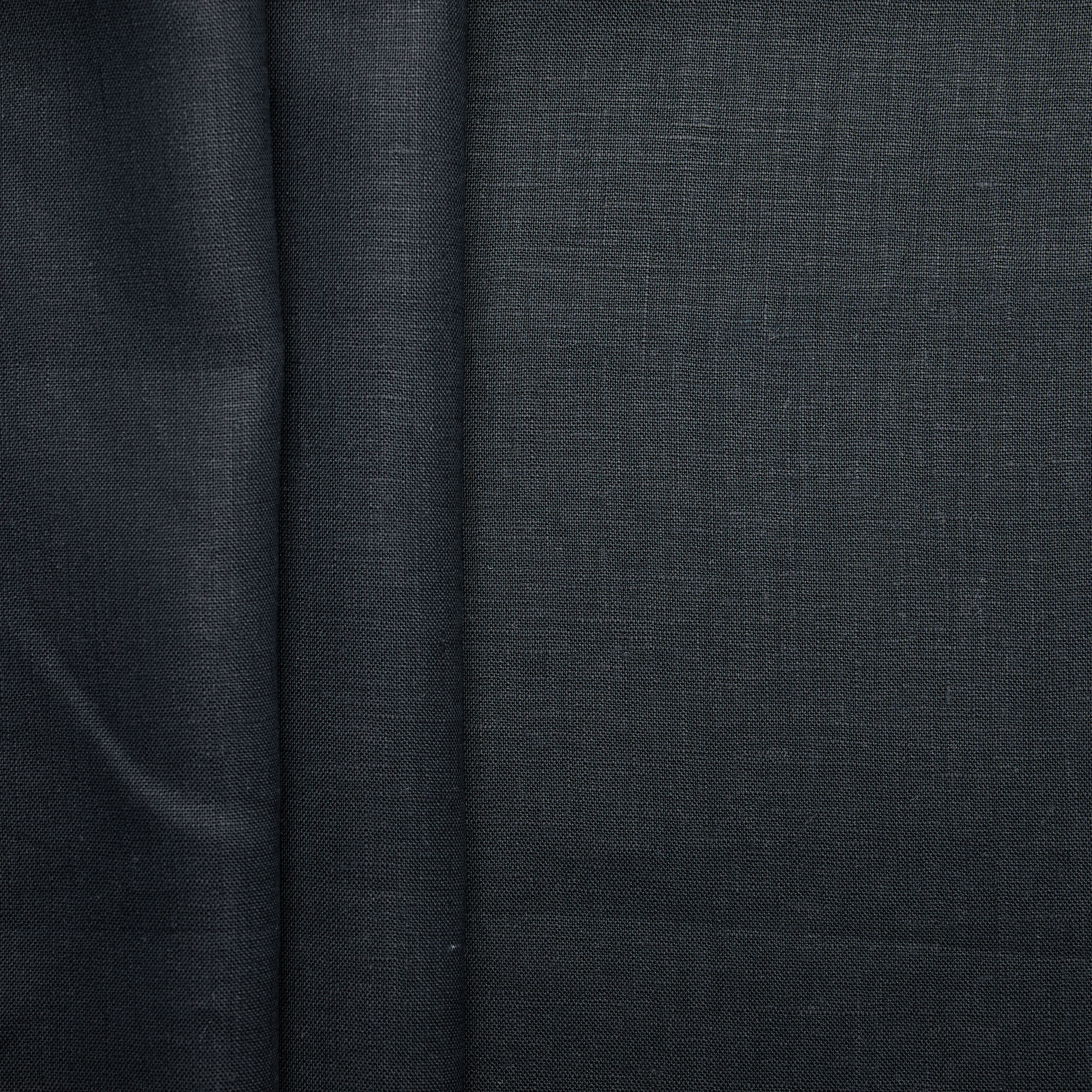 100% Linen - Black