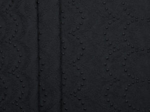 Embroidered 100% Cotton - Black