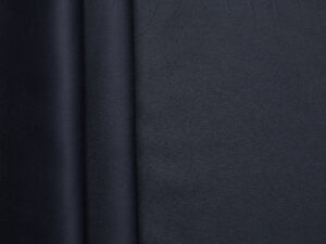 Japanese Cotton Silk Sateen Suiting - Navy