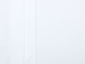 100% Organic Cotton 1x1 Circular Rib - White